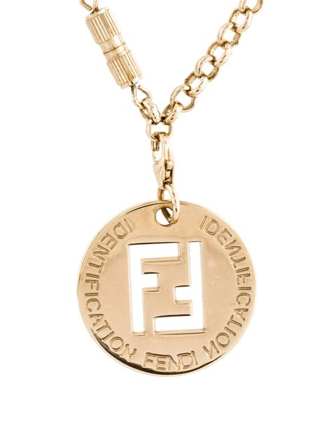 fendi id pendant c|Necklaces .